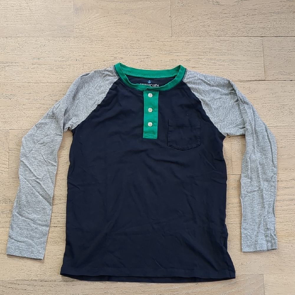 Crewcuts Kids Raglan Shirt Size 12